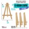 U.S. Art Supply; 5" Mini Easel (24 Pack) - Natural Wooden A-Frame Tabletop Display Stand, Mini Easel Stand - Small Easels for Display, Small Canvases, Crafts, Business Cards, Signs, Photos, Gifts; Category:Drawing & Coloring; Image:3